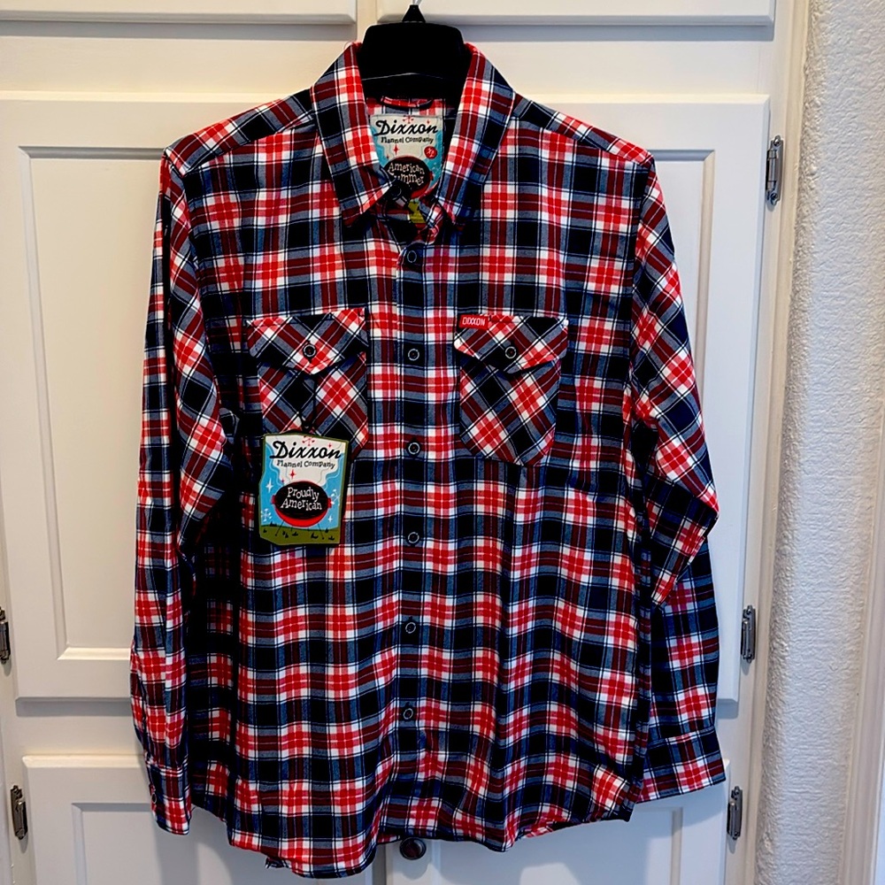 Dixxon "American Summer" Plaid Flannel Shirt